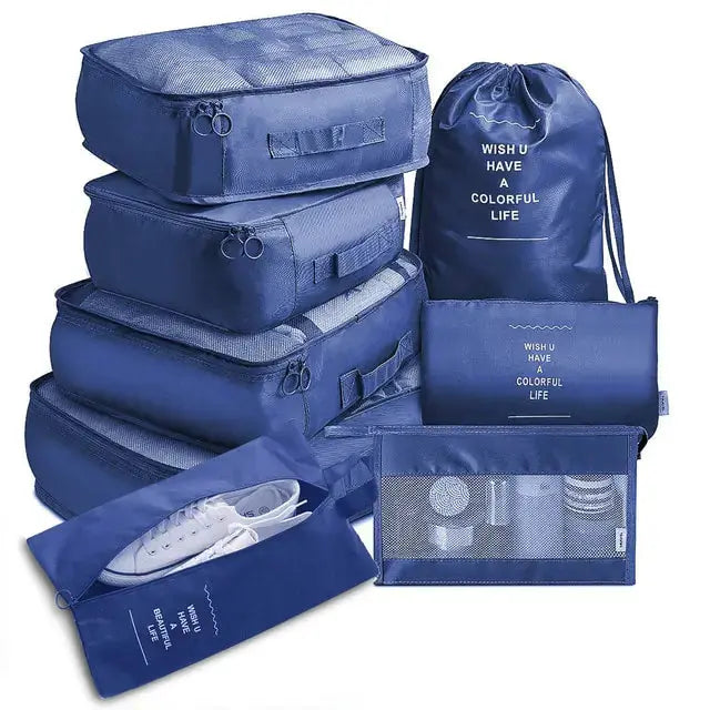 8 Pieces Large Capacity Luggage Storage Bags - Puck's