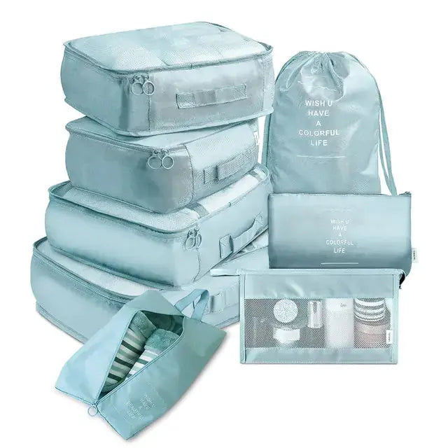 8 Pieces Large Capacity Luggage Storage Bags - Puck's