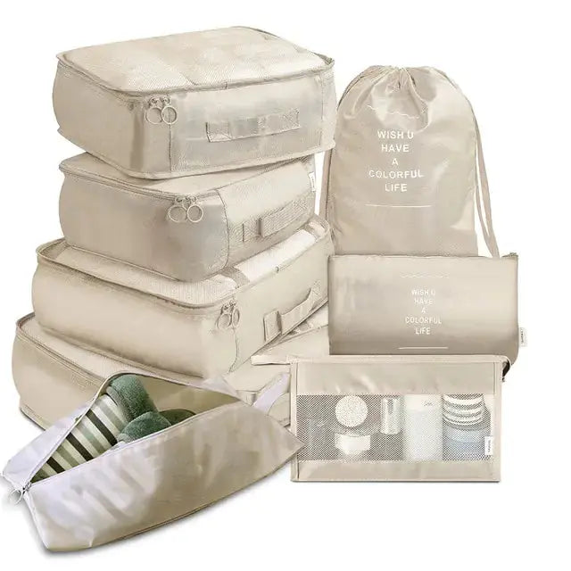 8 Pieces Large Capacity Luggage Storage Bags - Puck's