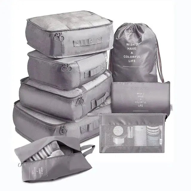 8 Pieces Large Capacity Luggage Storage Bags - Puck's