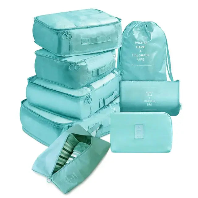 8 Pieces Large Capacity Luggage Storage Bags - Puck's