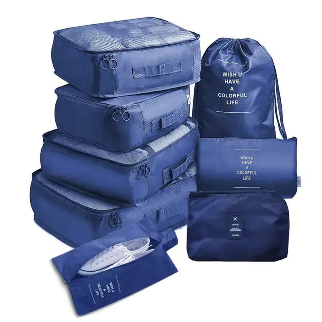 8 Pieces Large Capacity Luggage Storage Bags - Puck's