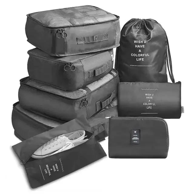 8 Pieces Large Capacity Luggage Storage Bags - Puck's