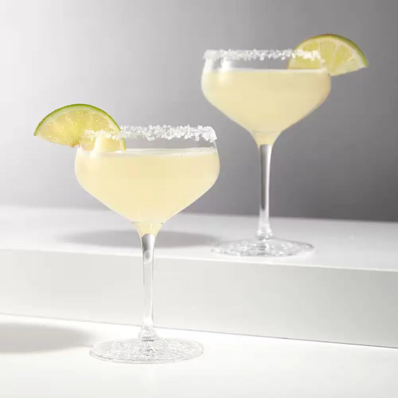 8.3 Oz. Coupette Glass Cocktail Coupes, European Lead-Free Crystal, Holds (Set of 4) - Puck's
