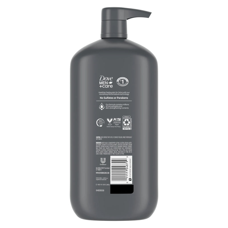 Exfoliating Deep Clean Face & Body Wash for Men Citrus + Cedarwood, 30 Oz