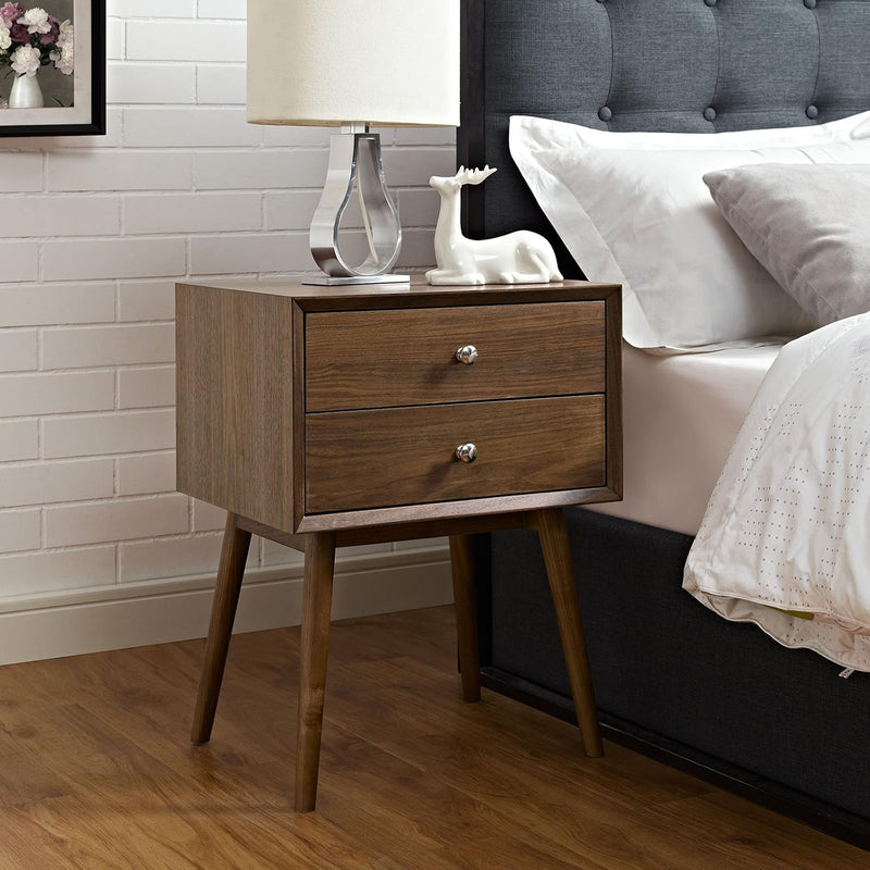 Dispatch Nightstand, Walnut, Twin - Puck's