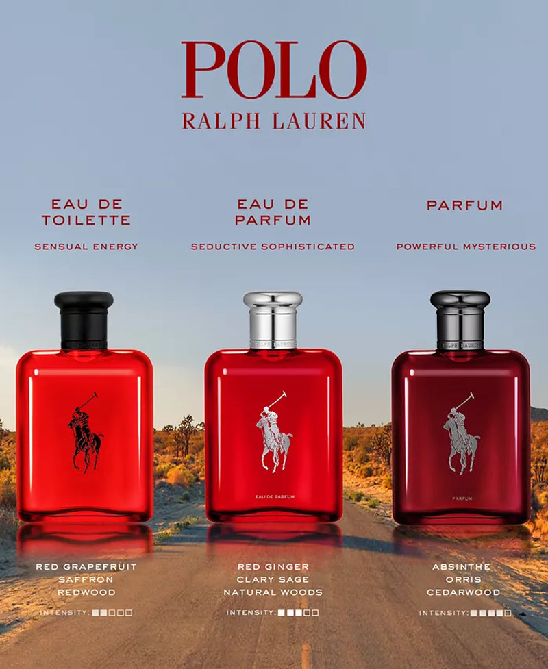 Polo Red Eau De Toilette Spray, 6.7 Oz - Puck's