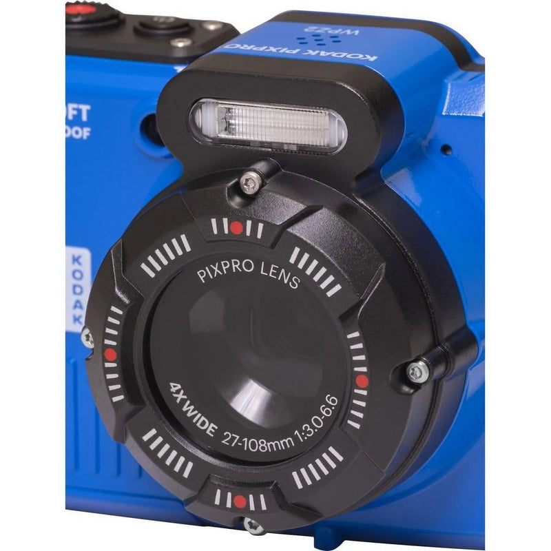 PIXPRO WPZ2 - Digital Camera - Compact - 16.35 MP - 1080P / 30 Fps - 4X Optical Zoom - Wi-Fi - Underwater up to 45 Ft - Puck's