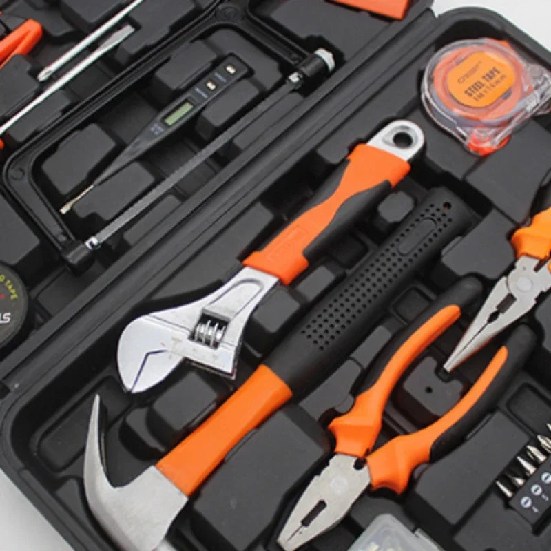 Household Hardware Tool Box Set Home Manual Combination Repair Tools Multifunctional Repair Tool Box - Puck's