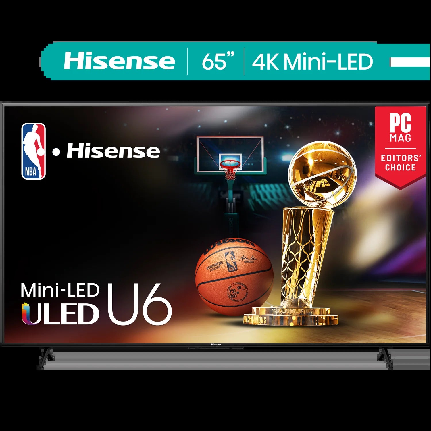 65-Inch Class U6 Series Mini-Led ULED 4K UHD Google Smart TV (65U6N) - QLED Quantum Dot Color, Dolby Vision, Full Array Local Dimming, Game Mode Plus - Puck's