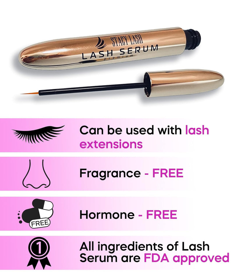Lash Shampoo 100Ml+ Eyelash Growth Serum Eye Makeup Remover + Lash Serum for Eyelash Growth and Thickness/Lash Cleaning Kit of Lash Cleanser + Brush & Eyelash Serum to Grow Lashes… - Puck's