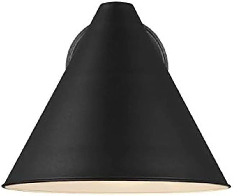 8538501-12 Crittenden One Outdoor Wall Lantern outside Lighting, Black Finish - Puck's