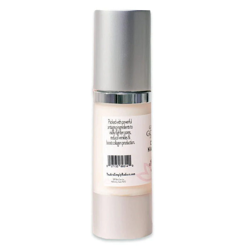 Organic anti Aging Serum with Niacinamide Vitamin B3 Tightens Pores Reduces 1 Oz - Puck's