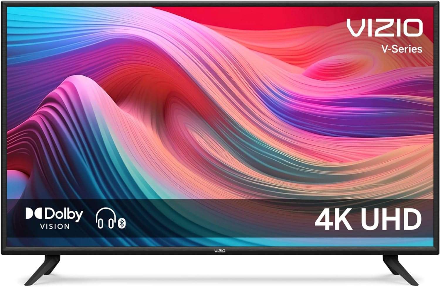 50-Inch V-Series 4K UHD LED Smart TV with Voice Remote, Dolby Vision, HDR10+, Alexa Compatibility, 2022 Model - Puck's
