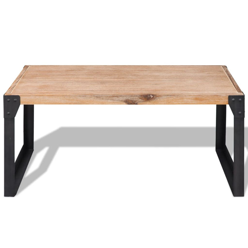 vidaXL Coffee Table Solid Acacia Wood 39.4"x23.6"x17.7"-4