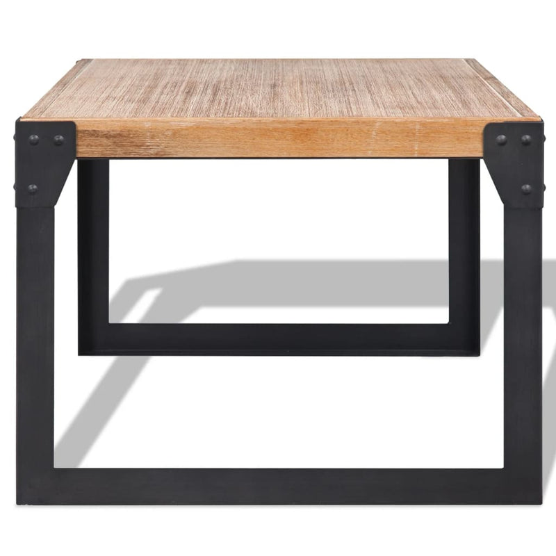 vidaXL Coffee Table Solid Acacia Wood 39.4"x23.6"x17.7"-1