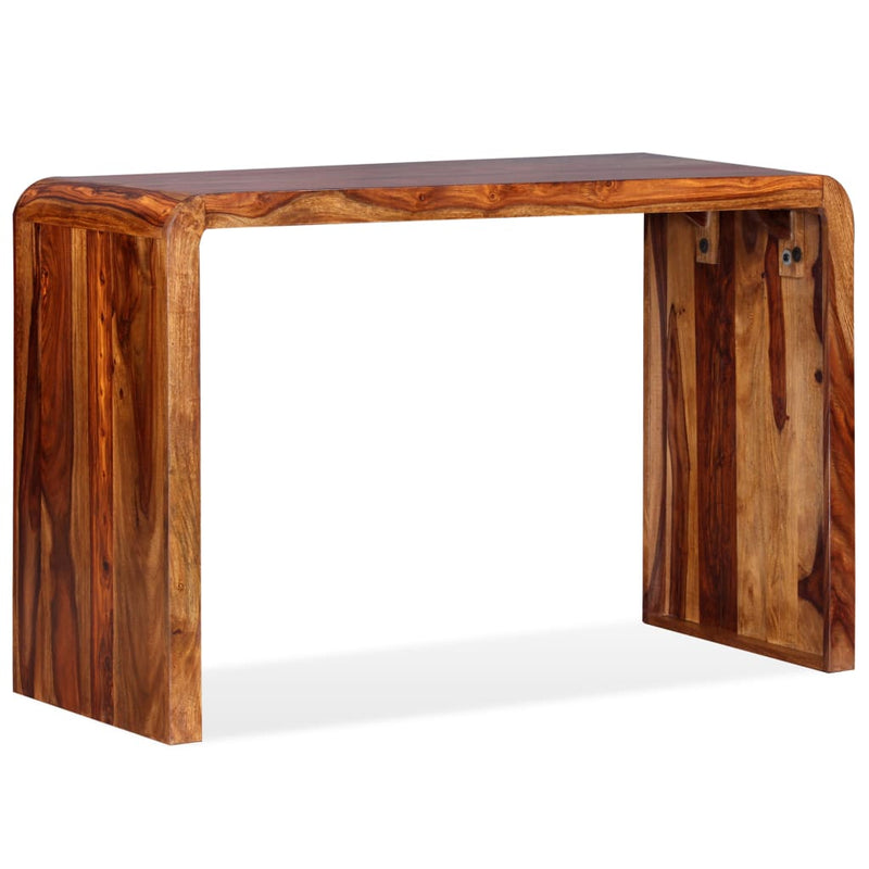 vidaXL Sideboard/Desk Solid Sheesham Wood Brown-0