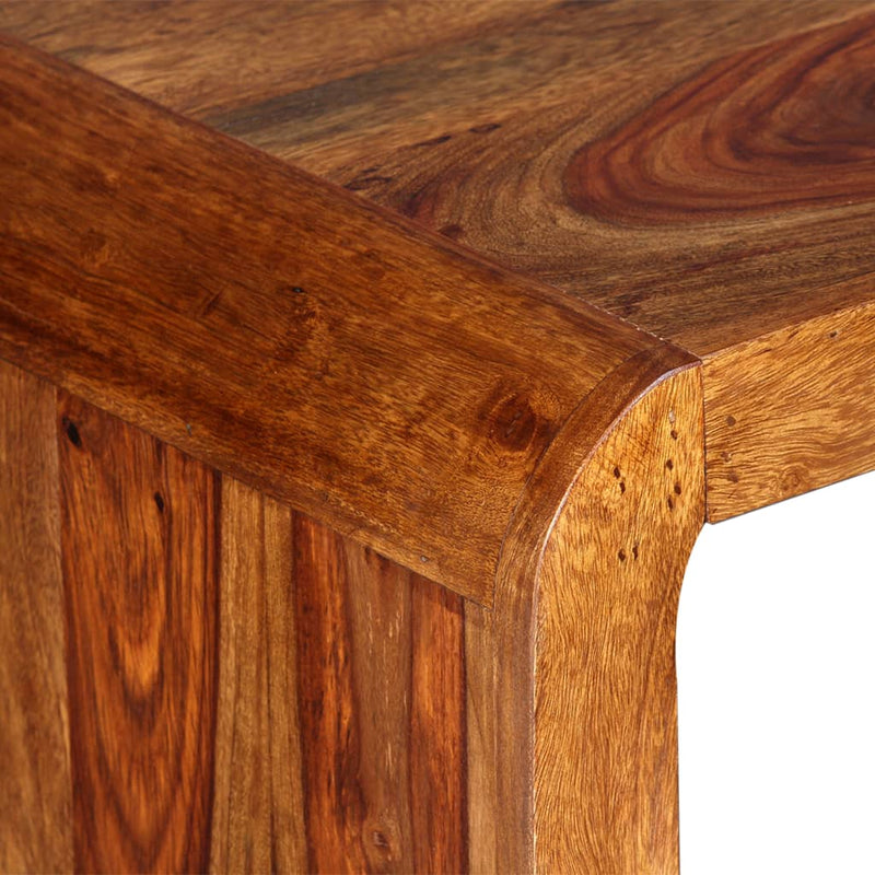 vidaXL Sideboard/Desk Solid Sheesham Wood Brown-3