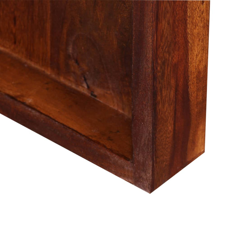 vidaXL Sideboard/Desk Solid Sheesham Wood Brown-2