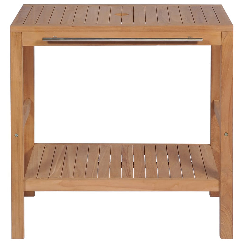 vidaXL Bathroom Vanity Cabinet Solid Teak 29.1"x17.7"x29.5"-2
