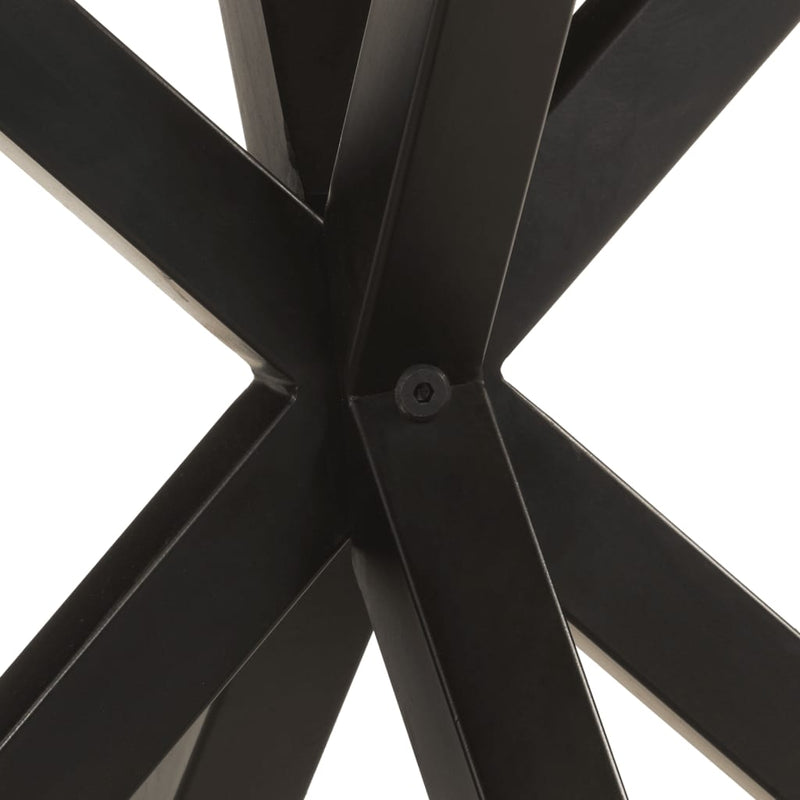 vidaXL Side Table 26.8"x26.8"x22" Solid Acacia Wood-1