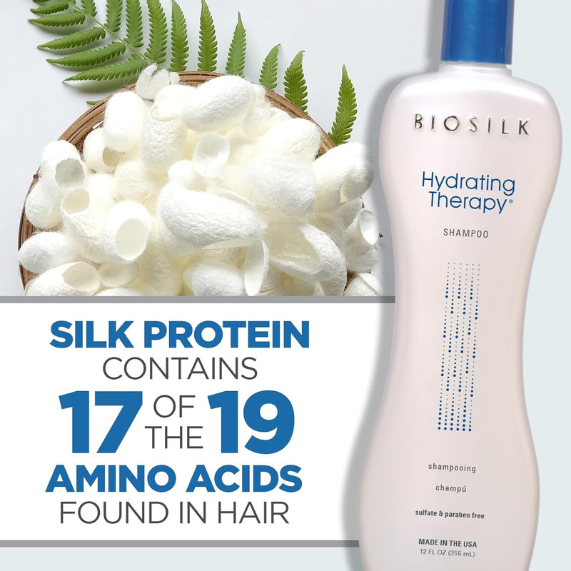 Hydrating Shampoo, Replenishes Hair Moisture for Strong, Smooth Hair, Sulfate, Paraben, & Cruelty-Free, 12 Oz - Puck's