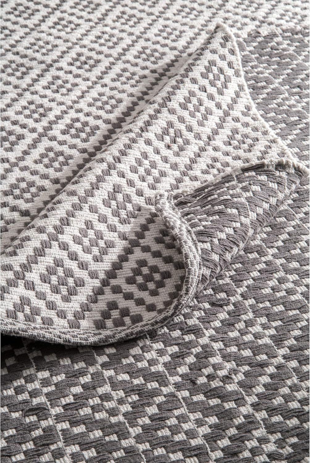 Hand Loomed Holcombe Area Rug, 5X8, Gray - Puck's