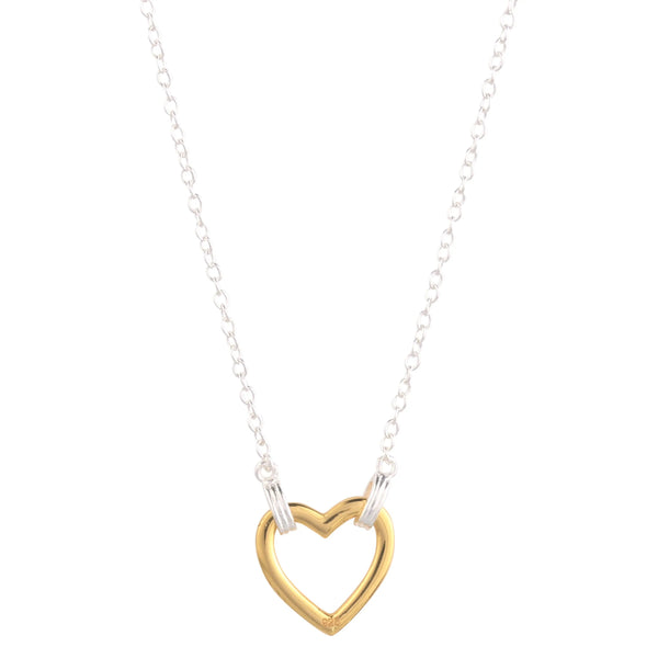 18K Gold Plated Heart Pendant Necklace - Puck's