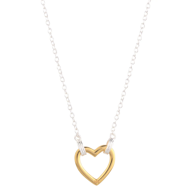 18K Gold Plated Heart Pendant Necklace - Puck's