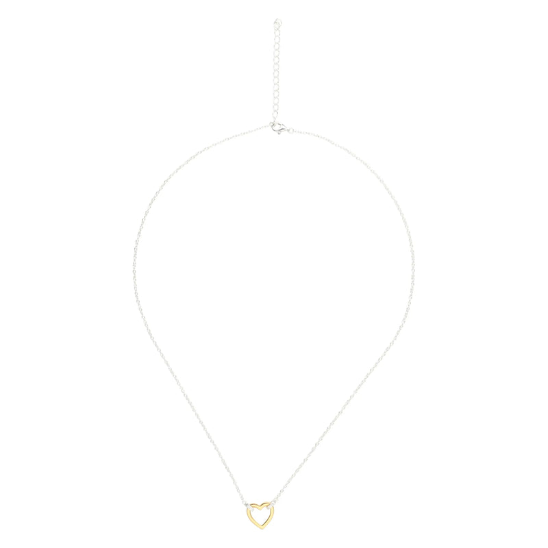 18K Gold Plated Heart Pendant Necklace - Puck's