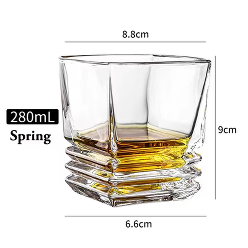 Whiskey Glasses,Scotch Glasses,Old Fashioned Whiskey Glasses/Perfect Gift for Scotch Lovers/Style Glassware for Bourbon/Rum - Puck's