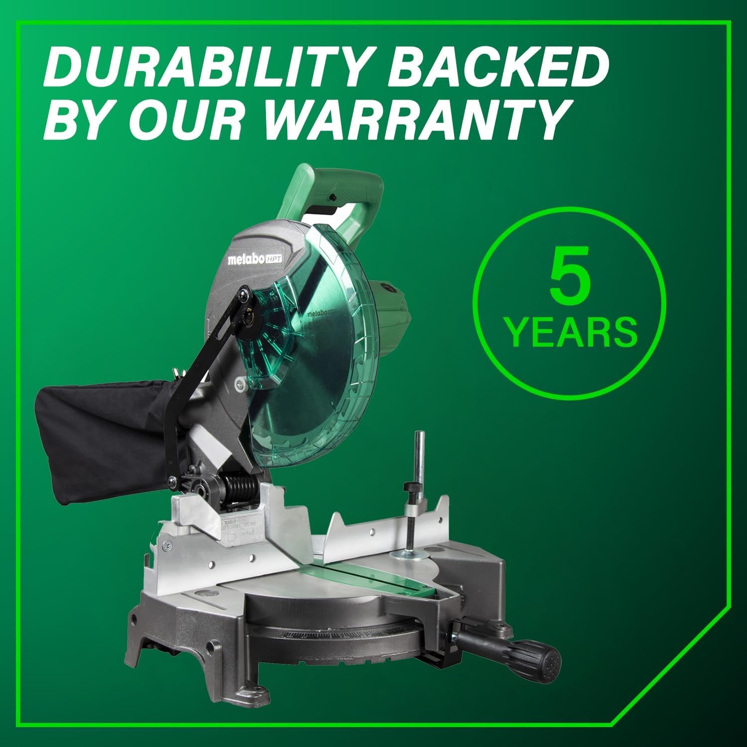 10-Inch Compound Miter Saw, 15-Amp Power Saw with Large 10-Inch Table, Precision Miter Angles, Single Bevel 0-45°, 24T TCT Blade, Positive Stops, Lightweight Design, C10FCGS - Puck's