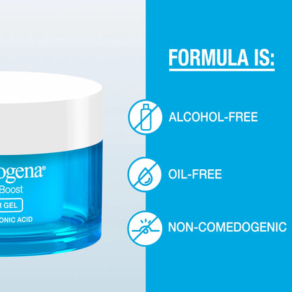 (2 Pack)  Hydro Boost Water Gel Face Moisturizer Lotion with Hyaluronic Acid, 1.7 Oz - Puck's