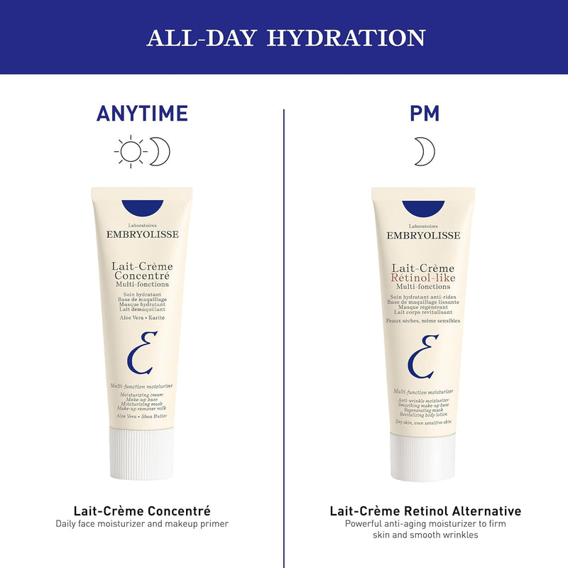 Lait-Crème Concentré, Multifunction Daily Moisturizer, Primer, and Makeup Remover, Suitable for All Skin Types. French Face Cream with Shea Butter & Aloe Vera - Puck's