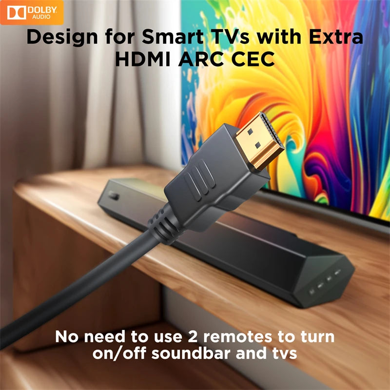 Hiwill D51W Dolby 5.1CH Soundbar Theater Sound Bar Surround Sound System 6 Drivers 3D Surround Sound Powerful Bass 3EQ Modes Wired Soundbar with 6.5'' Wireless Subwoofer - Puck's