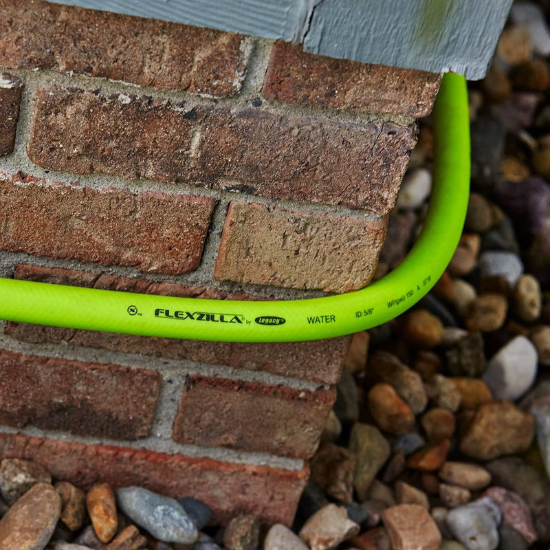 Garden Lead-In Hose with Swivelgrip, 5/8 In. X 10 Ft., Heavy Duty, Lightweight, Drinking Water Safe, Zillagreen - HFZG510YWS-E - Puck's