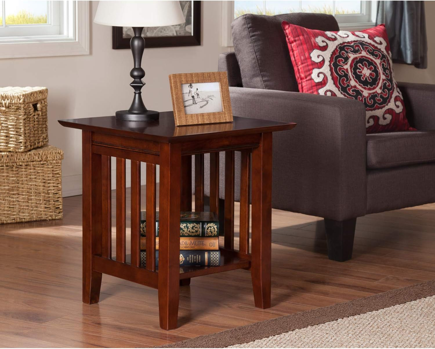 , Mission End Table, Walnut - Puck's