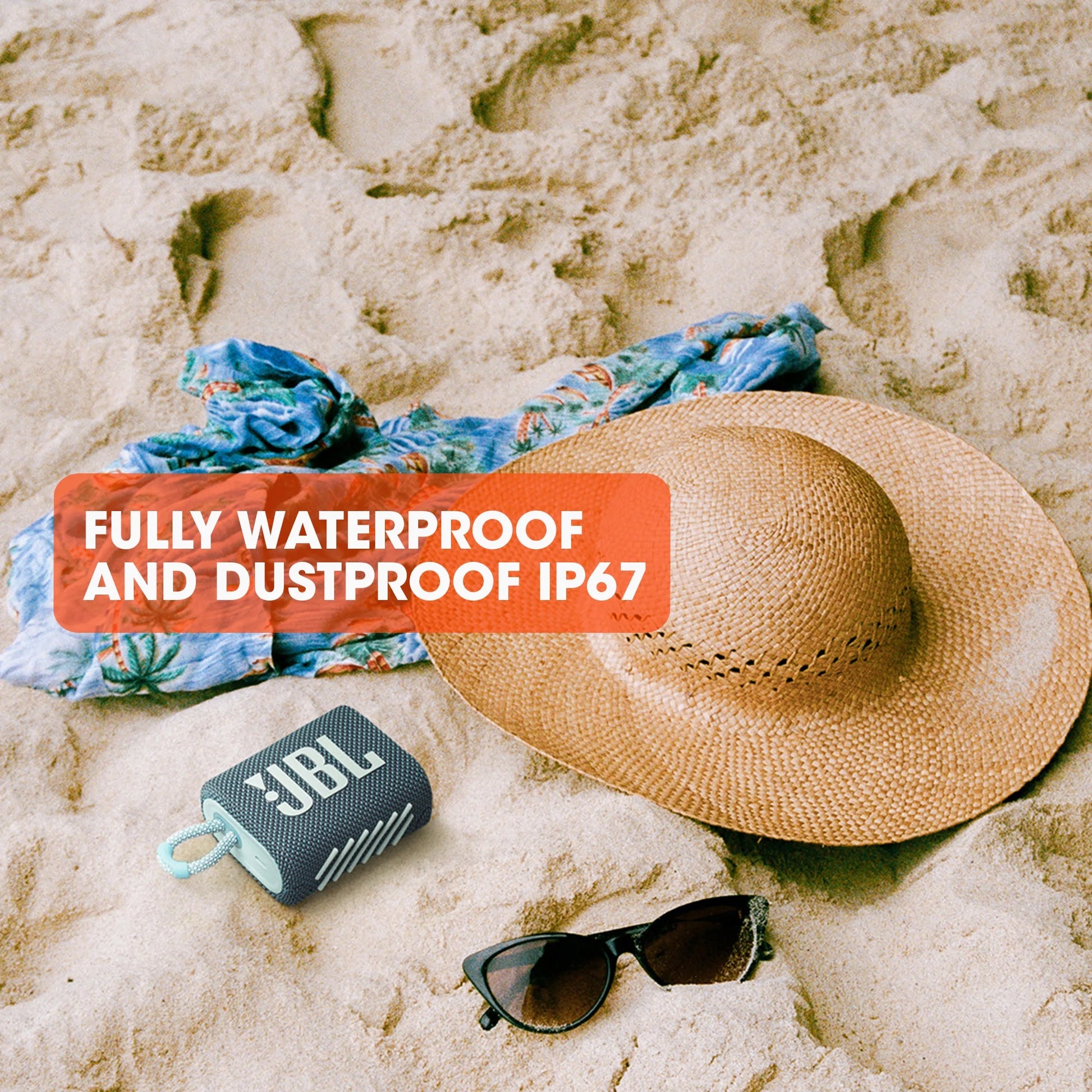 Go 3 - Portable Waterproof Speaker - Black - Puck's