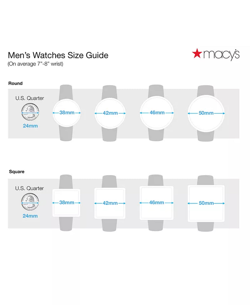 Men'S Futuro Diamond-Accent Stainless Steel Bracelet Watch 31X45Mm, Created for Macy'S - Puck's