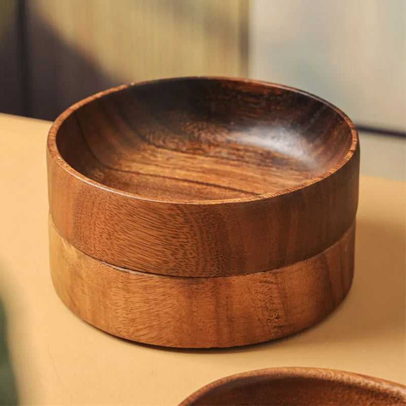 Wooden Plate Square Tray Dessert Salad Plate Halloween Party Fruit Plate Home Kitchen Utensils Japanese Tableware - Puck's