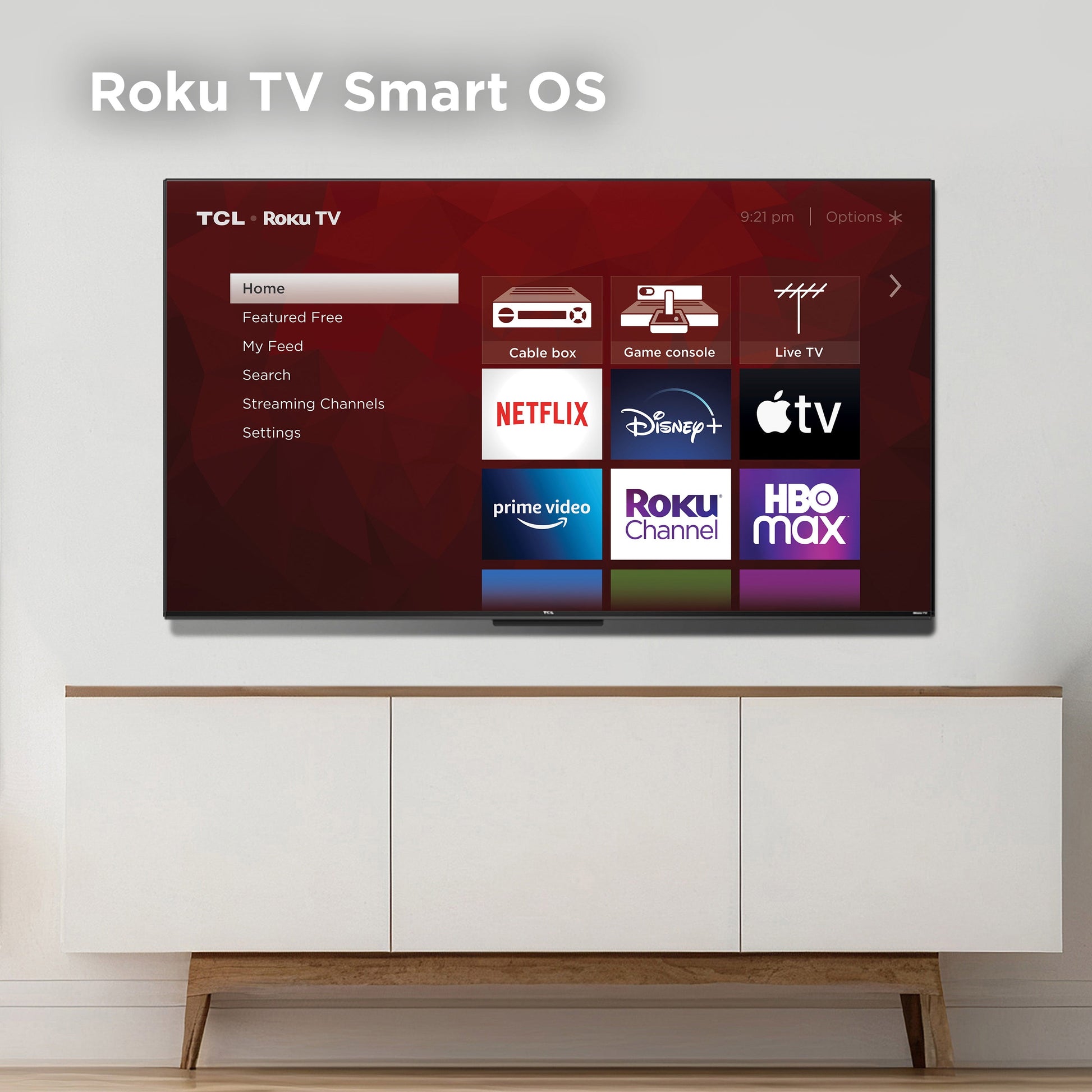 85” Class S4 (85S410R) 4K UHD HDR LED Smart TV with Roku TV - Puck's