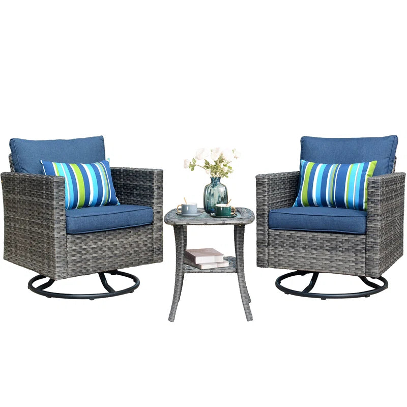 Ben 2 - Persoon Patio Conversatie Sets met Kussens