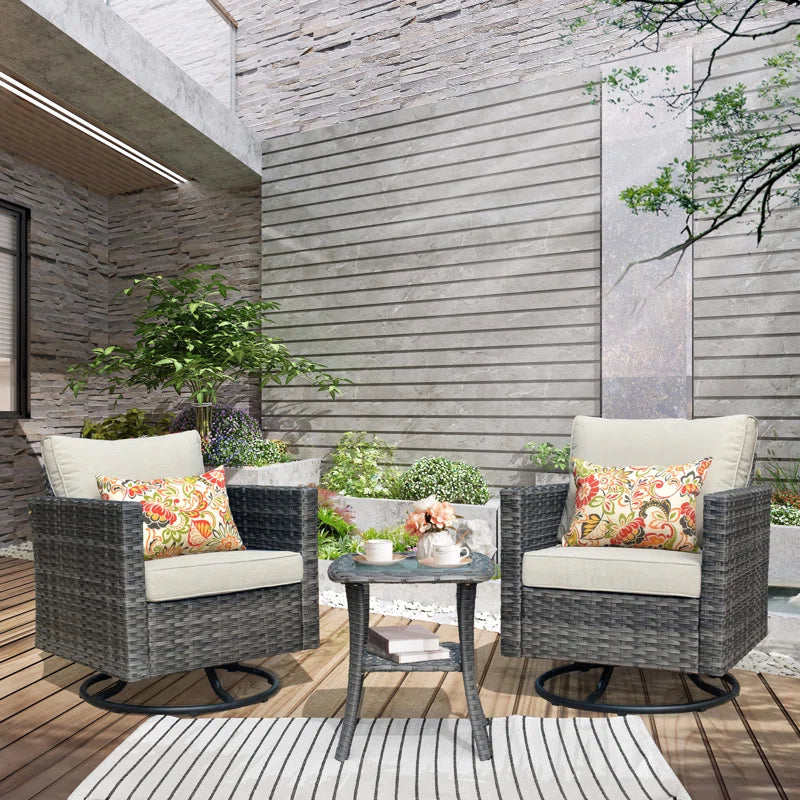 Ben 2 - Persoon Patio Conversatie Sets met Kussens