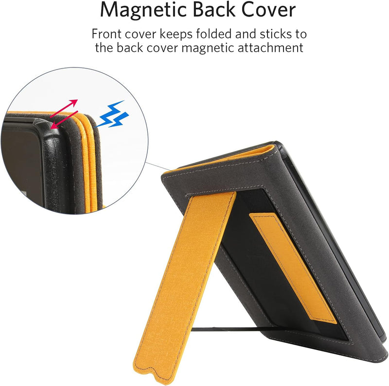Case for Kindle Paperwhite - All New PU Leather Cover with Auto Sleep Wake Feature for Kindle Paperwhite Signature Edition and Kindle Paperwhite 11Th Generation 2021 Released - Puck's