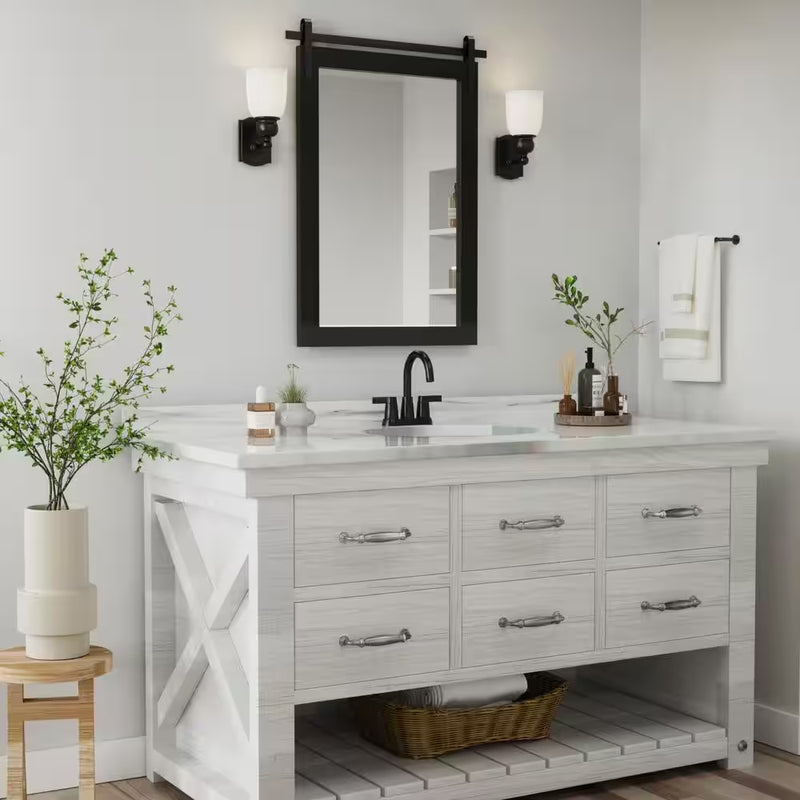 18 In. W X 26 In. H x 2.5 W Medium Rectangle Mirror Wood Framed Wall Mirror Bathroom Mirror Vanity Mirror Accent Mirror in Black - Puck's