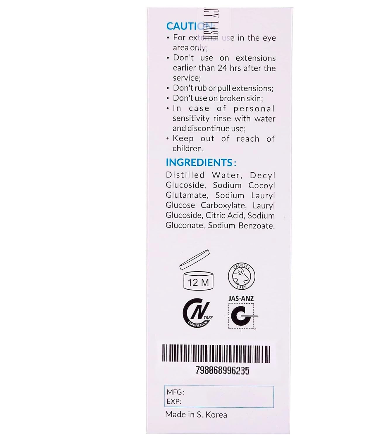 Lash Shampoo 100Ml+ Eyelash Growth Serum Eye Makeup Remover + Lash Serum for Eyelash Growth and Thickness/Lash Cleaning Kit of Lash Cleanser + Brush & Eyelash Serum to Grow Lashes… - Puck's