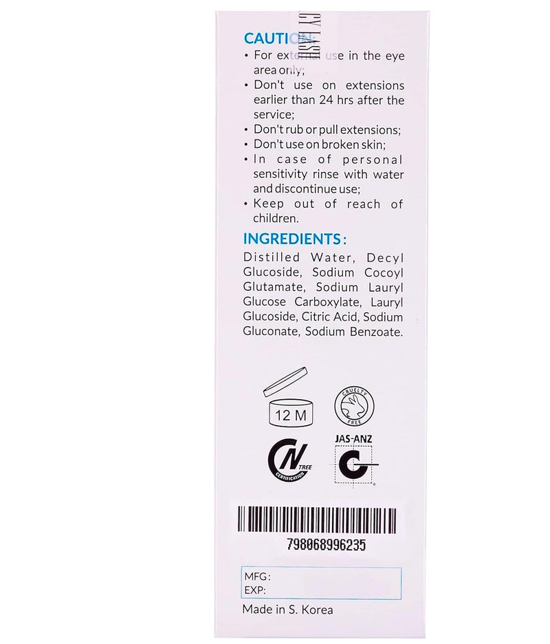 Lash Shampoo 100Ml+ Eyelash Growth Serum Eye Makeup Remover + Lash Serum for Eyelash Growth and Thickness/Lash Cleaning Kit of Lash Cleanser + Brush & Eyelash Serum to Grow Lashes… - Puck's