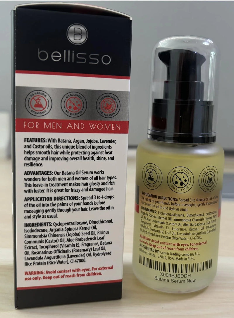 Batana Oil Hair Serum Repair Thinning Dry Damaged Fine and Split Ends - Puck's