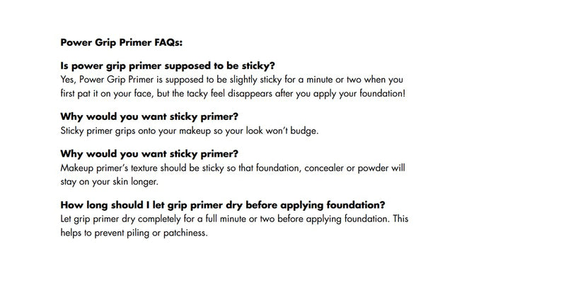 Power Grip Primer, Gel-Based & Hydrating Face Primer for Smoothing Skin & Gripping Makeup, Moisturizes & Primes, 0.811 Fl Oz (24 Ml.) - Puck's