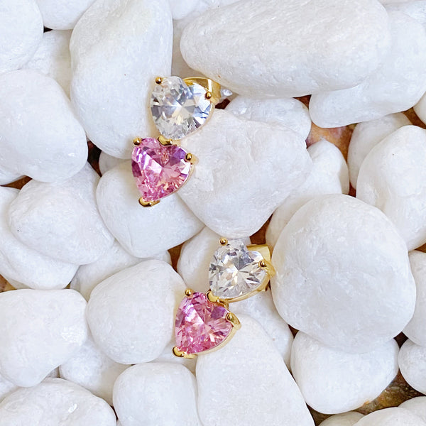 Two Colors of Love Earrings - Puck's